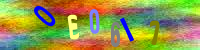 Blue Captcha Image