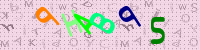 Blue Captcha Image