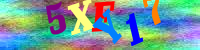 Blue Captcha Image