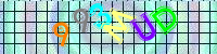 Blue Captcha Image