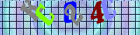 Blue Captcha Image