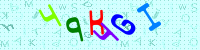 Blue Captcha Image