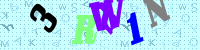 Blue Captcha Image