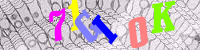 Blue Captcha Image