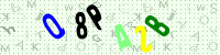 Blue Captcha Image