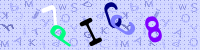 Blue Captcha Image