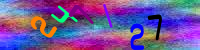Blue Captcha Image