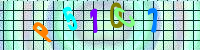 Blue Captcha Image