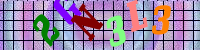 Blue Captcha Image