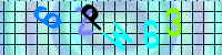 Blue Captcha Image