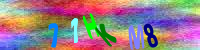 Blue Captcha Image