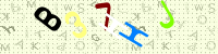 Blue Captcha Image