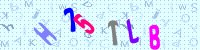 Blue Captcha Image