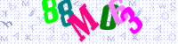 Blue Captcha Image