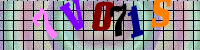 Blue Captcha Image