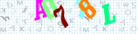 Blue Captcha Image