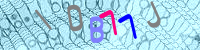 Blue Captcha Image