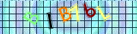 Blue Captcha Image
