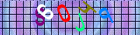 Blue Captcha Image