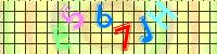 Blue Captcha Image