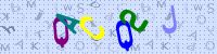 Blue Captcha Image