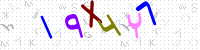 Blue Captcha Image