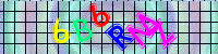 Blue Captcha Image