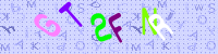 Blue Captcha Image