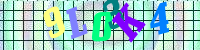 Blue Captcha Image
