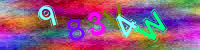Blue Captcha Image