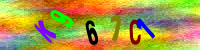 Blue Captcha Image