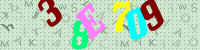 Blue Captcha Image