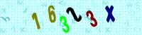 Blue Captcha Image