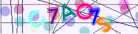 Blue Captcha Image