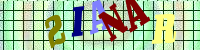 Blue Captcha Image