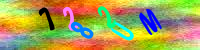 Blue Captcha Image