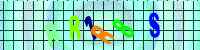 Blue Captcha Image