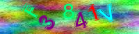 Blue Captcha Image