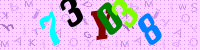 Blue Captcha Image