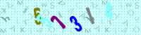 Blue Captcha Image