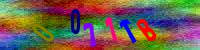 Blue Captcha Image