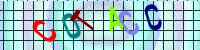 Blue Captcha Image