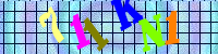Blue Captcha Image