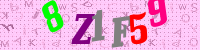 Blue Captcha Image