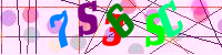 Blue Captcha Image
