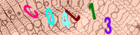 Blue Captcha Image