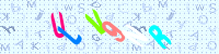 Blue Captcha Image