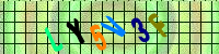 Blue Captcha Image