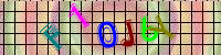 Blue Captcha Image