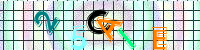 Blue Captcha Image
